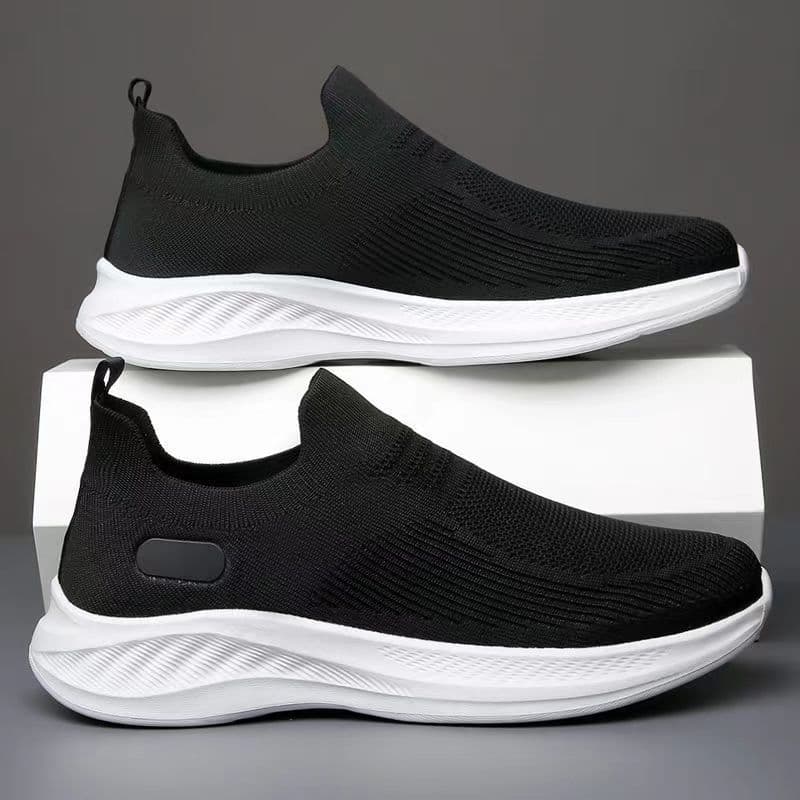 Spring and summer new Feiwei men's slip-on sports shoes, soft sole, non-slip, breathable mesh, comfortable men's driving shoes for spring and autumn