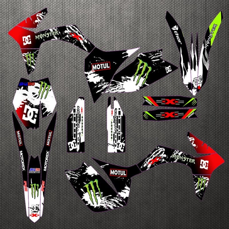 Off-road motorcycle sticker for BOSUER 2013 Jian 5 J5 vehicle decal sticker film RK