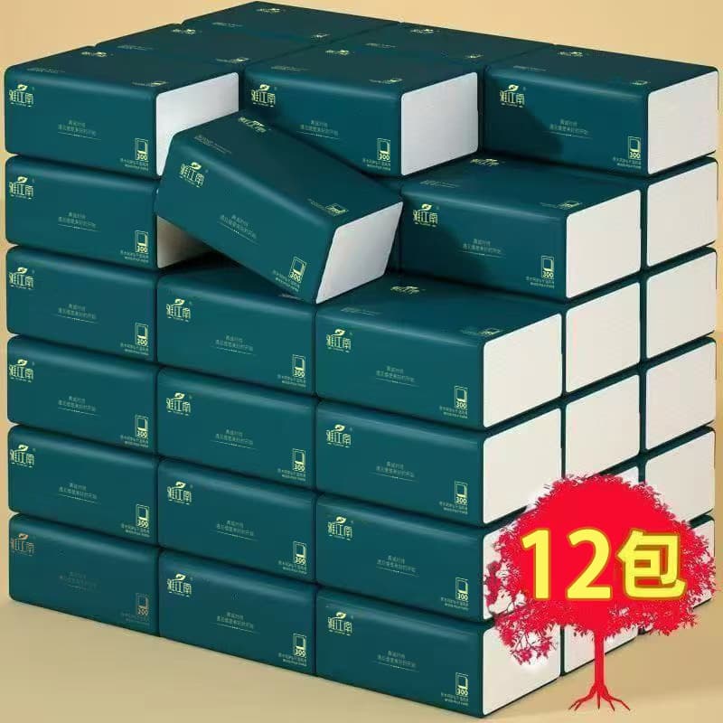【Newcomer Special】Household pull-out paper napkin tissue hand towels case wholesale affordable tissue