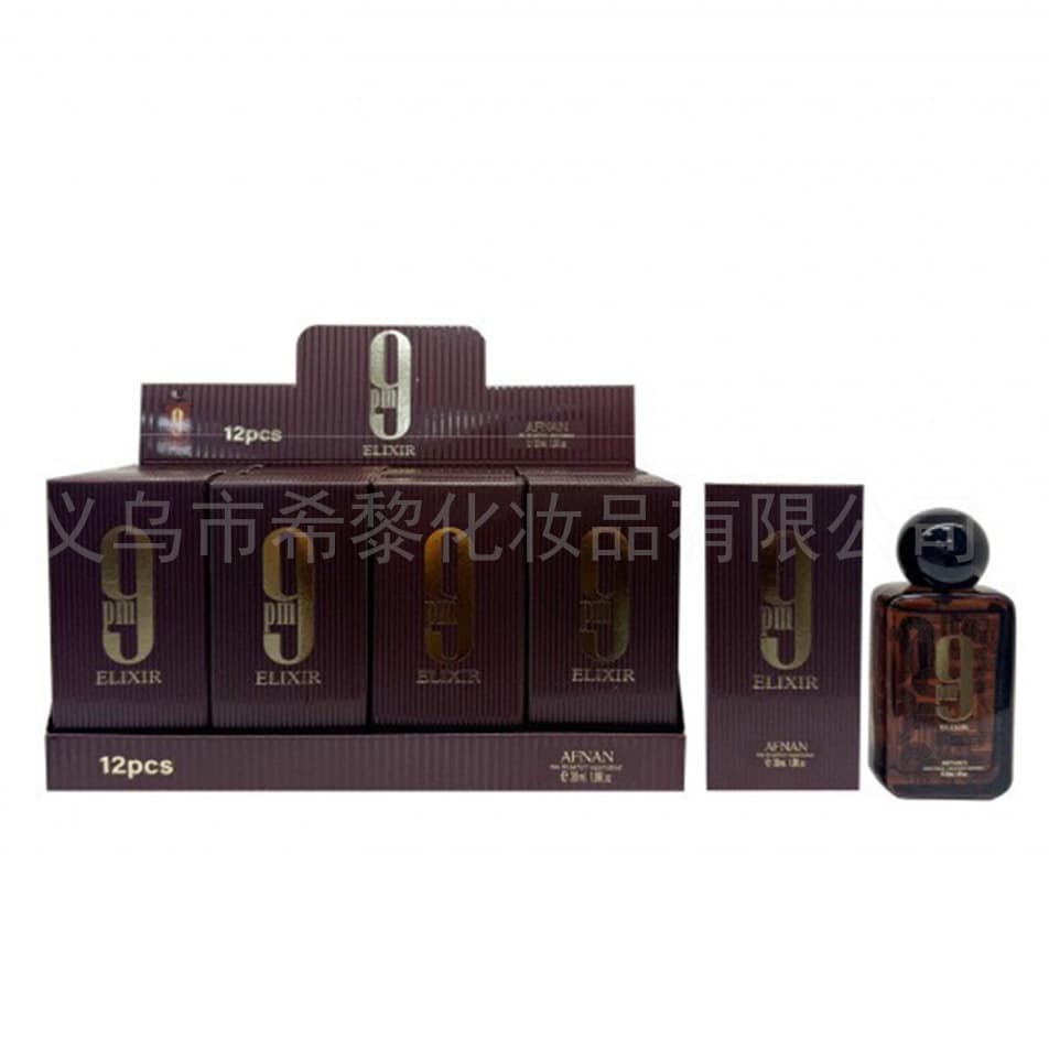 Cross-border Perfume 9PM Middle Eastern Arabian Perfume 30ml Long-lasting Fragrance Cross-border Hot Seller Black 9 Red 9 Perfume Wholesale