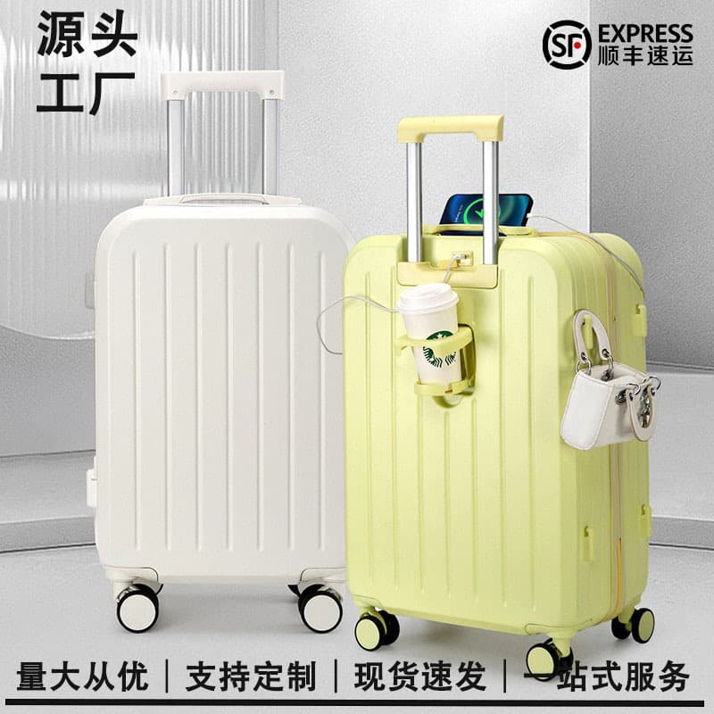 Women's Ins Style Trolley Case Lightweight Student Password Suitcase Durable Travel Luggage for Men In Stock Custom
