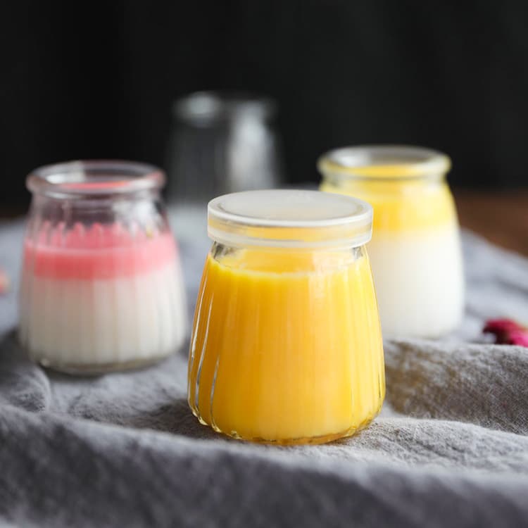 Wholesale of Thickened Milk Cups with Lids, Heat-Resistant Yogurt Jars, Pudding Cups, Jelly Cups, and Jam Jars