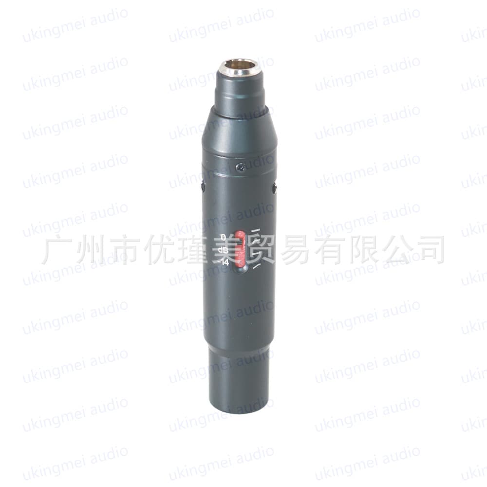 TA4F 4-Pin XLR to 3-Pin Male XLR Adapter for Shure Condenser Lavalier Microphone 48V to 5V