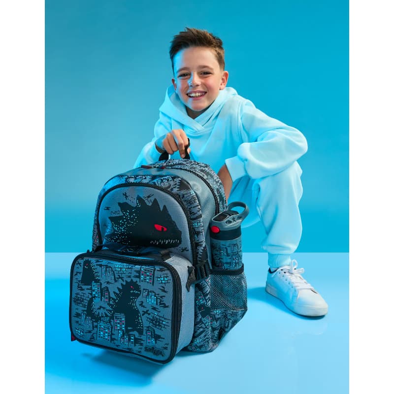 Australian Smiggle Backpack for Middle School Students and Kids, Outdoor Casual Bag, Large Capacity Cartoon Backpack