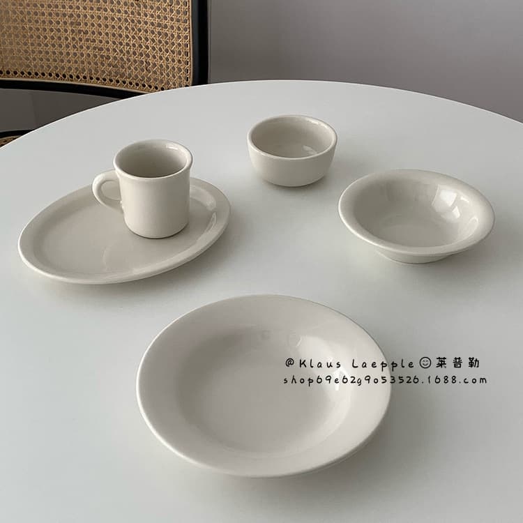 TUXTON USA High-Temperature Resistant Ceramic Plate Western Restaurant Oven Steak Plate