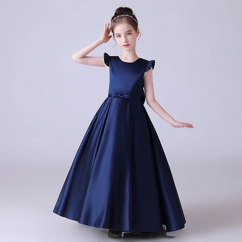 Children's Piano Performance Dress, Girls' Choir Concert Outfit, Middle School Student Orchestra Performance Suit