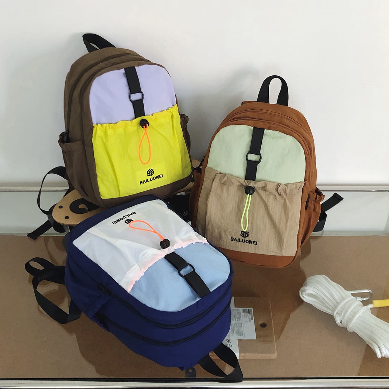 Functional style outdoor autumn outing children's small backpack travel lightweight small backpack kindergarten girls small school bag cute