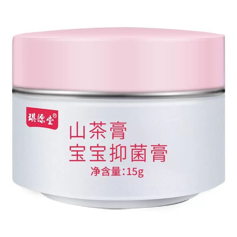 Qiyuantang Camellia Cream Baby Ointment for Mosquito Bite Relief and Itch, Topical Infant Skin Care and Diaper Rash Protection