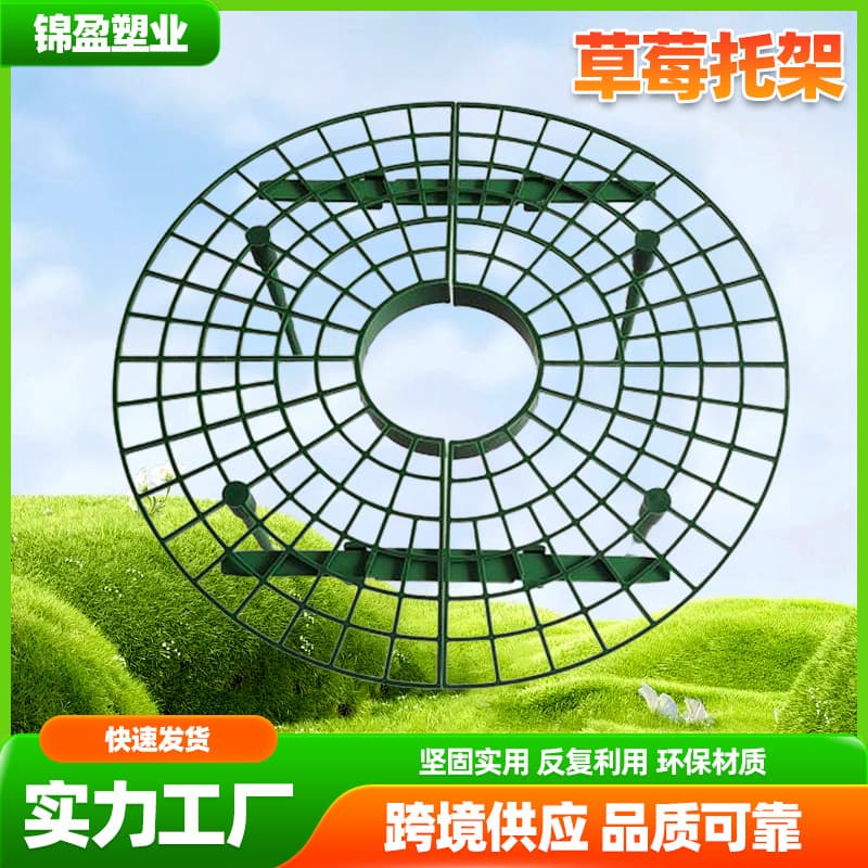 Strawberry Bracket Gardening Support Household Balcony Vegetable Planting Rack Plant Climbing Pole Planting Rack Cultivation Rack Vegetable Planting Bracket