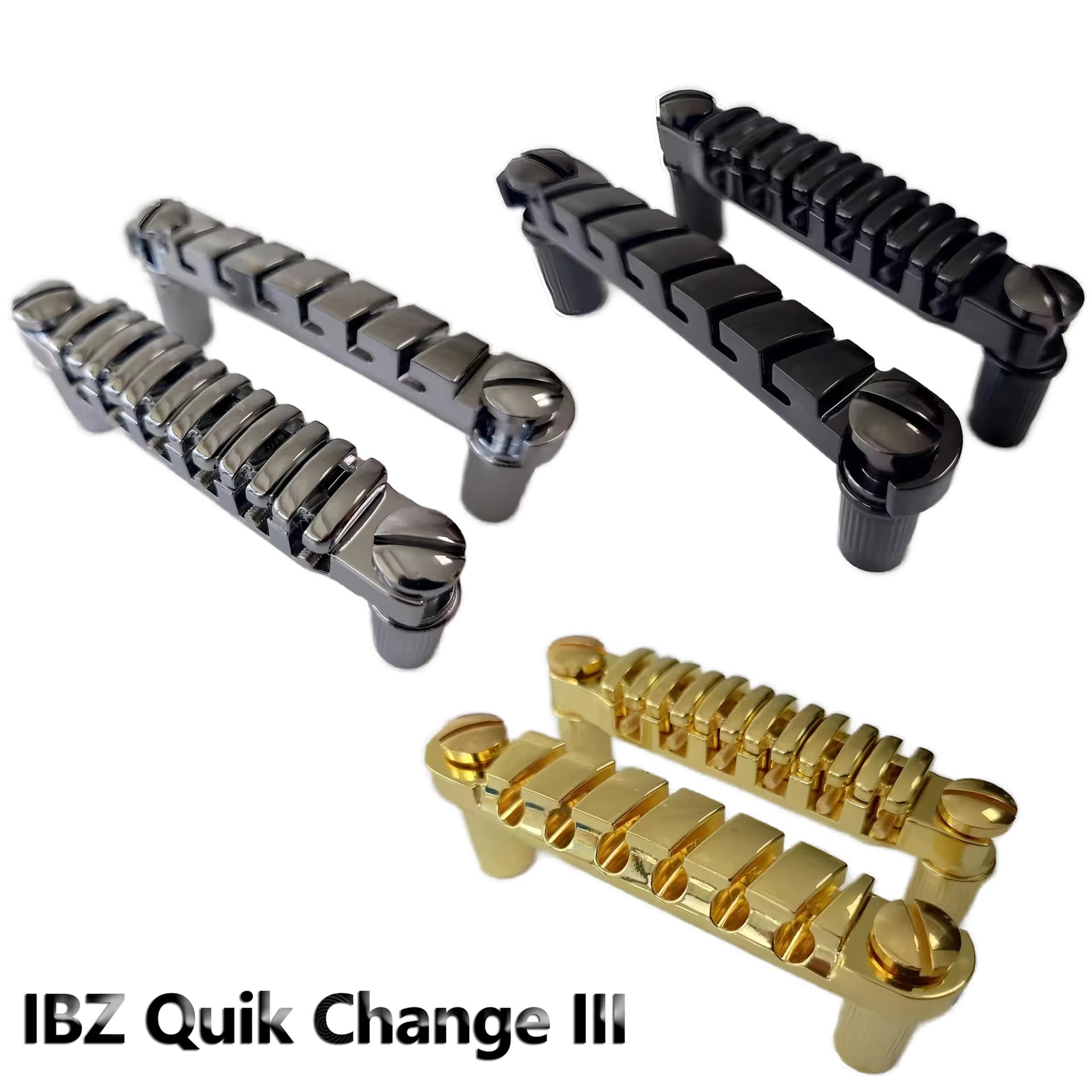 Tune-O-Matic Jazz LP Electric Guitar Bridge Tailpiece For IBZ Quik Change III