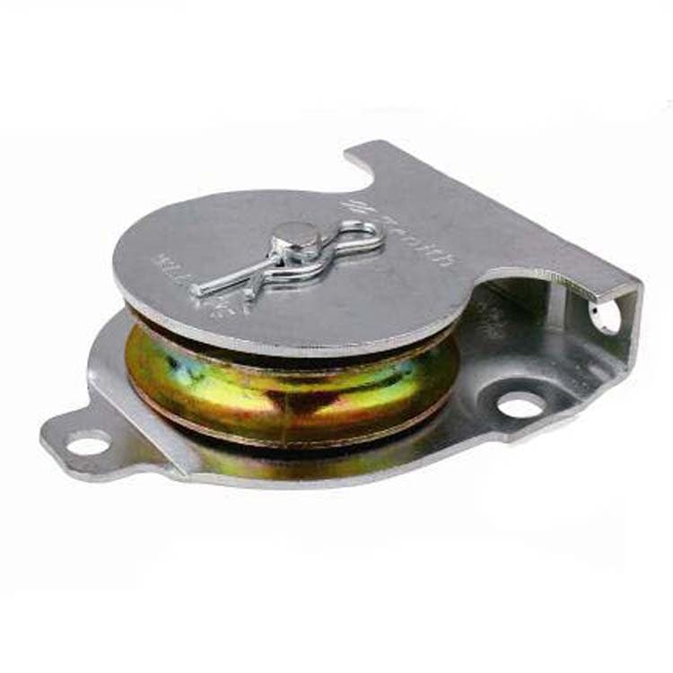Iron Single Wheel Pulley Sharp Nail Pulley Nylon Metal Painted Hardware Tool