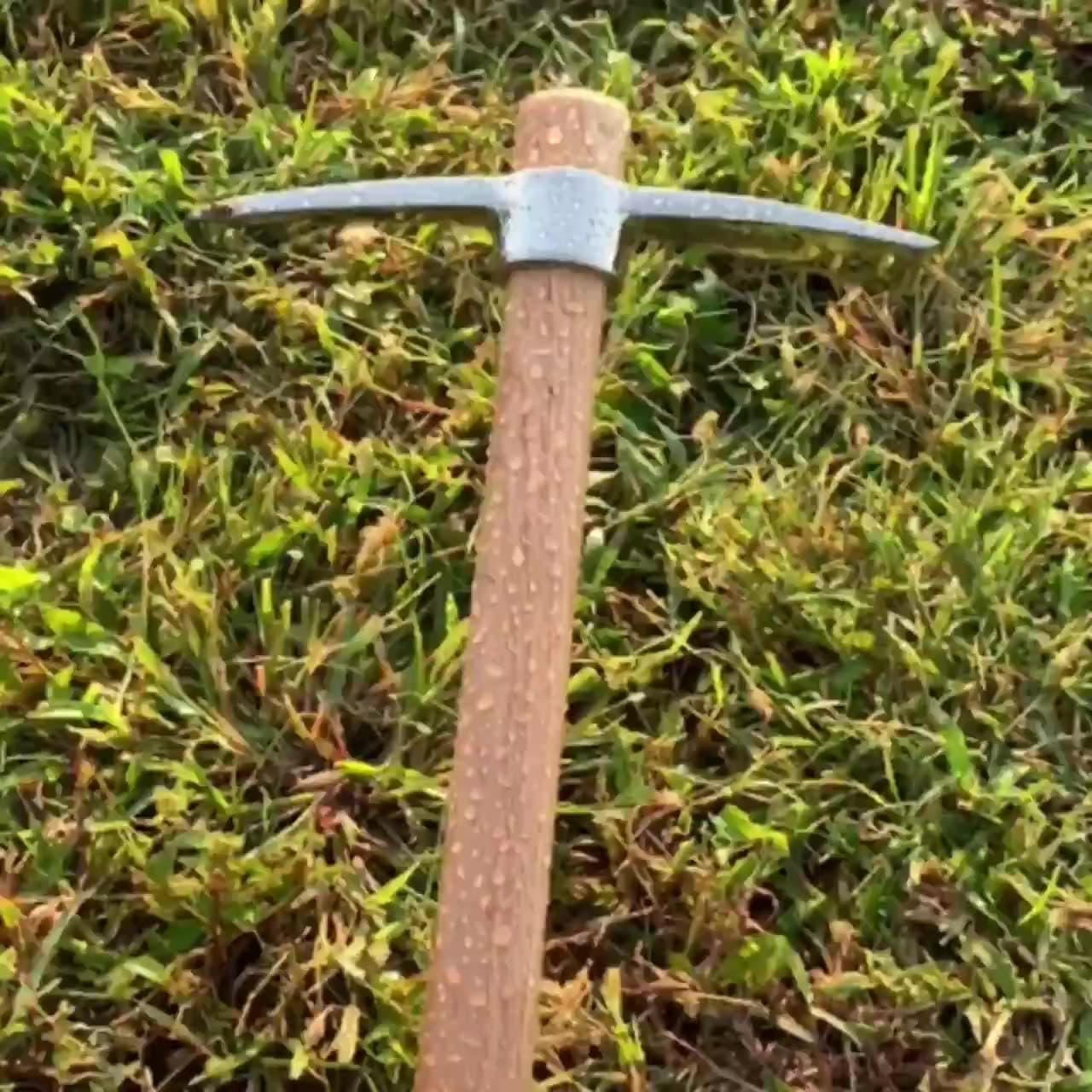 Stainless Steel Outdoor Cross Pickaxe Ice Axe Pure Steel Fishing Hole Digger Tool Camping Survival Gear for eBay Amazon Wish
