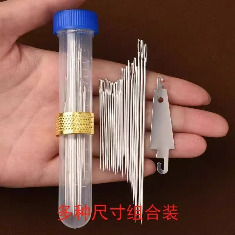 Household handmade sewing needles, steel needles, thick needles, special sewing needles for quilts, big eye needles, hand sewing needles