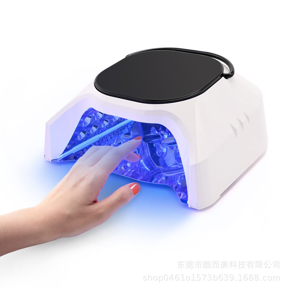 Nail phototherapy lamp 98W high-power intelligent induction UV nail baking gel nail lamp quick-drying rechargeable dryer