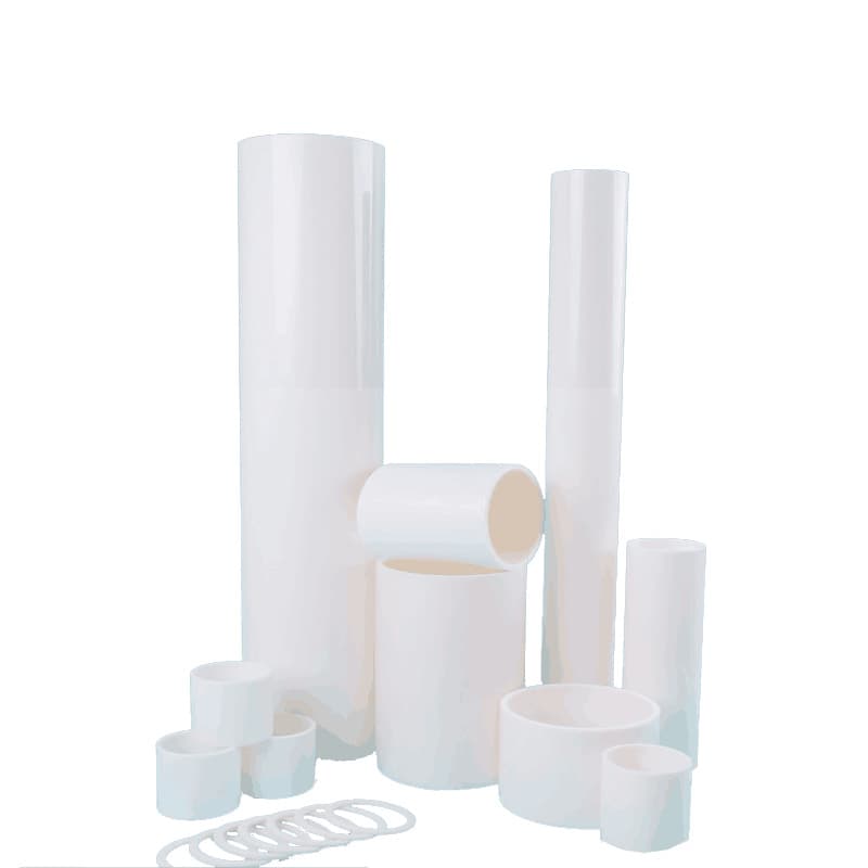 Factory Special Offer PP/PE Pipe Core Plastic Tube, Straw Water Pipe Diameter 3-100mm White Hard Tube