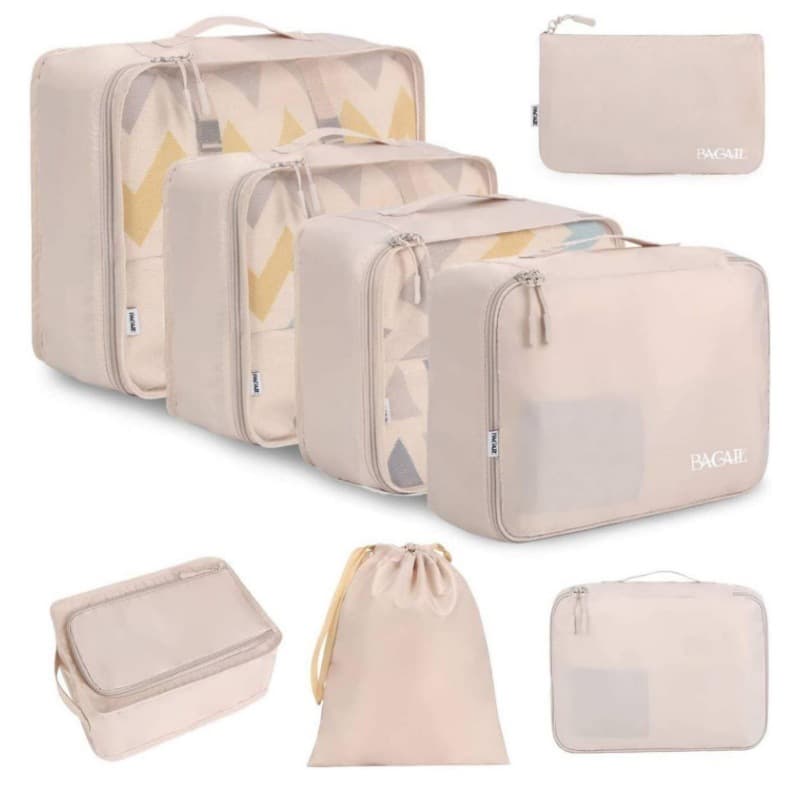 Travel storage bag folding set toiletry bag shoe digital storage bag drawstring luggage travel bag