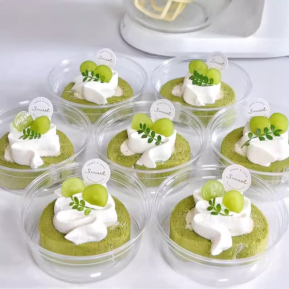 Japanese style box transparent packaging box cake roll packaging box Dubai chocolate packaging sub-packaging box cut cake box