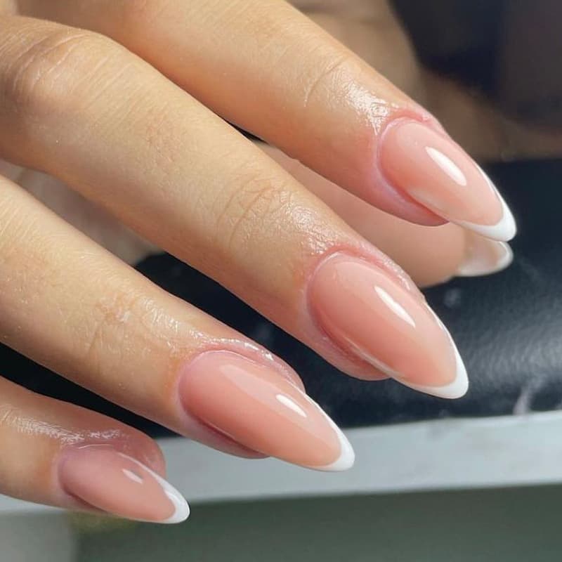 Wholesale Press-On Nails White Edge French Style Manicure Removable Nail Tips Nail Art Supplies