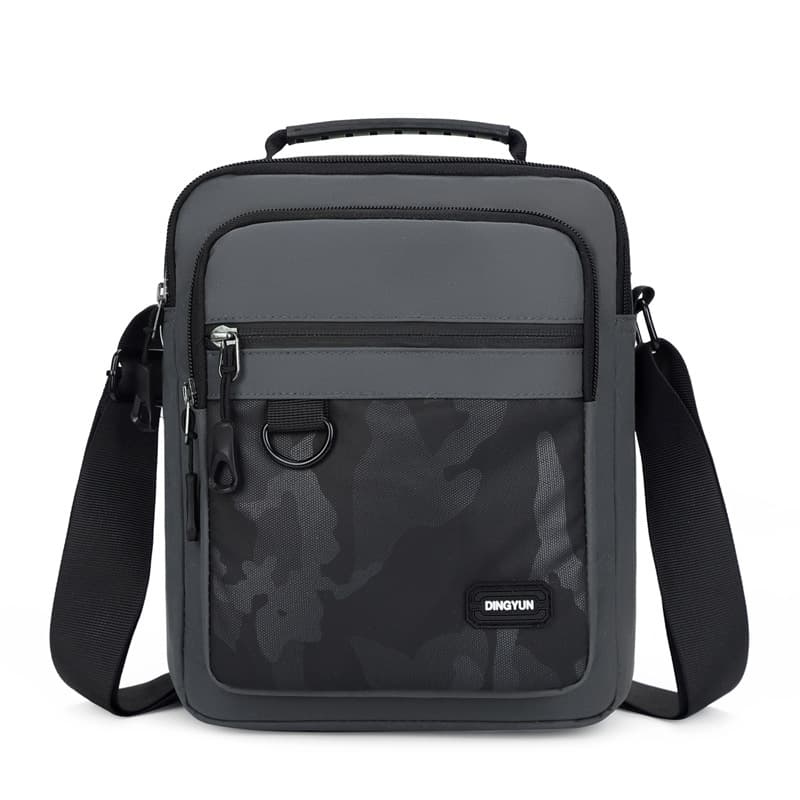 Multi-Function Crossbody Bag for Men, Korean Style Simple Sports Outdoor Sling Bag, Trendy Large Capacity Shoulder Bag