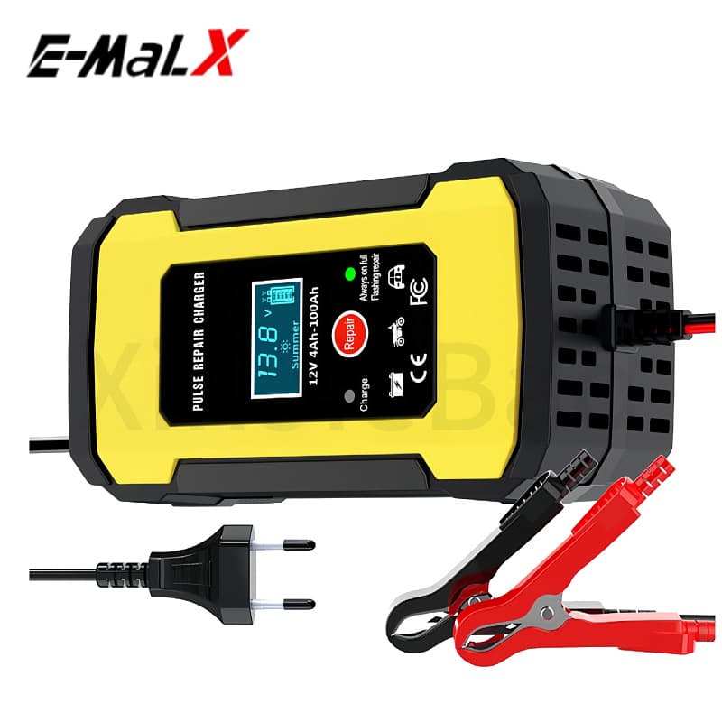 12V6A Car Battery Charger High Quality Lead Acid Battery Charger Xinjiebao Brand Efficient Safe DC-13.8-15.5V Output