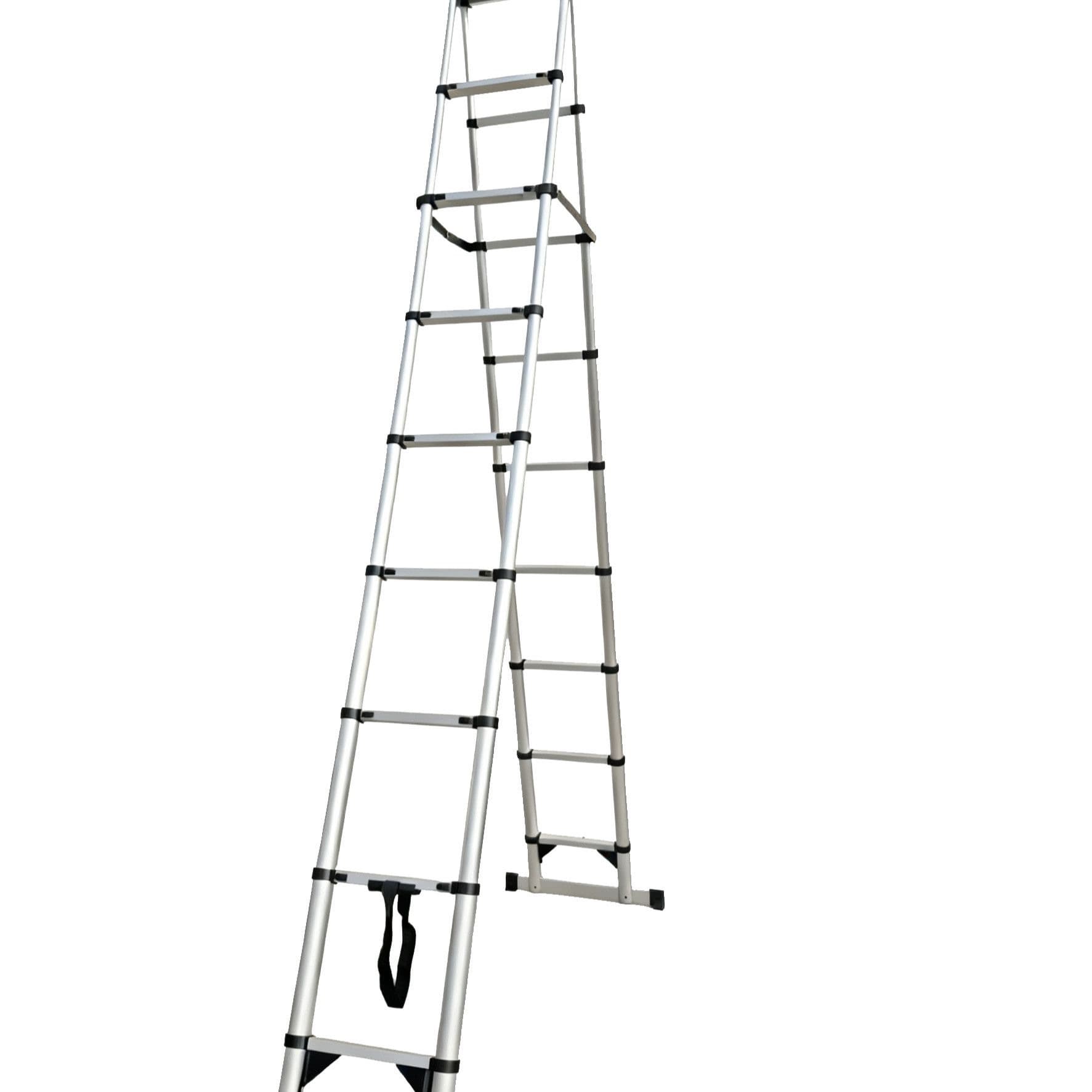 Thickened Aluminum Alloy Multi-Function Telescopic Ladder Folding Household A-Frame Ladder Engineering Ladder Adjustable Section Ladder Portable Ladder