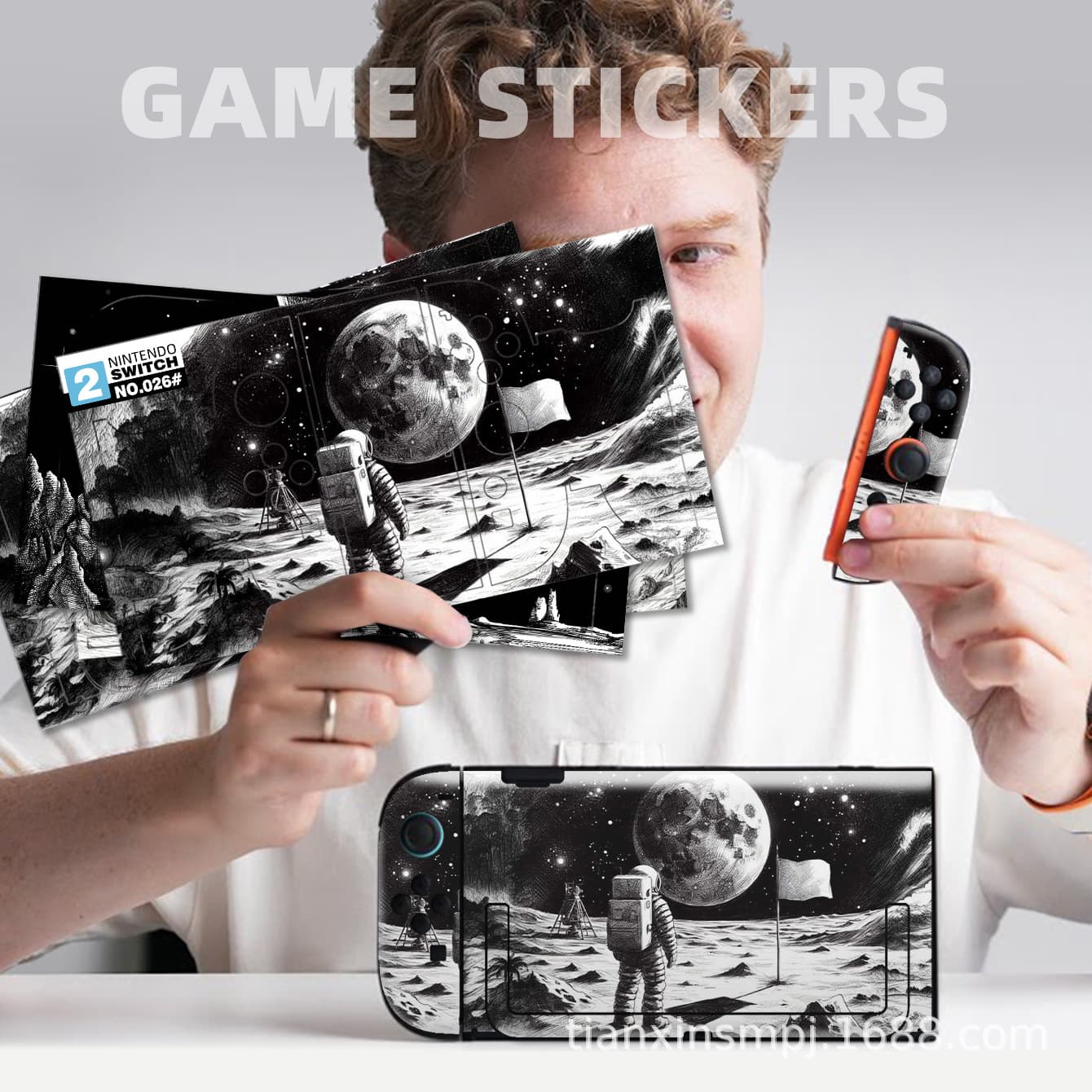 Full Body Matte Protective Skin Sticker for Nintendo Switch 2, No Residue Left Behind