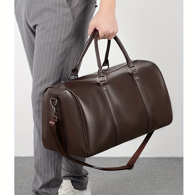 New Men's Travel Bag Simple Gym Bag Fashionable Handbag Large Capacity Men's Single Shoulder Crossbody Bag