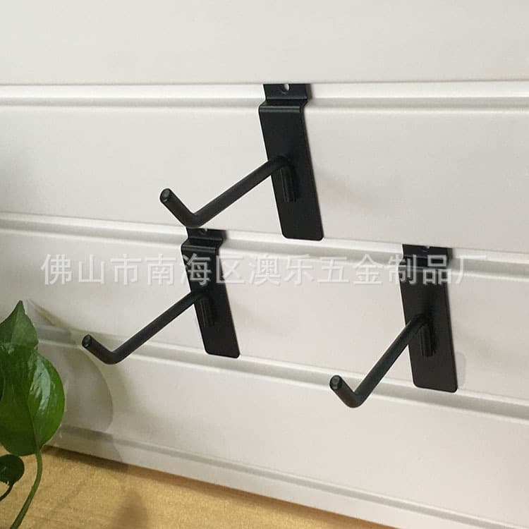 6mm Slotted Board Hooks Supermarket Shelves Mobile Phone Accessories Hardware Display Pegboard Accessories Commercial Use