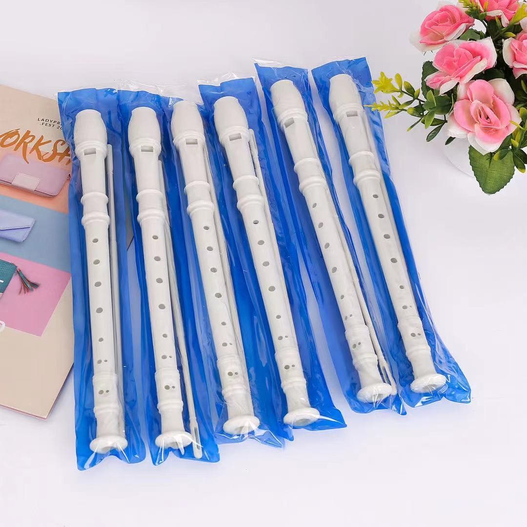 Plastic flute eight-hole plastic flute children's practice clarinet learning education supplies early education music equipment