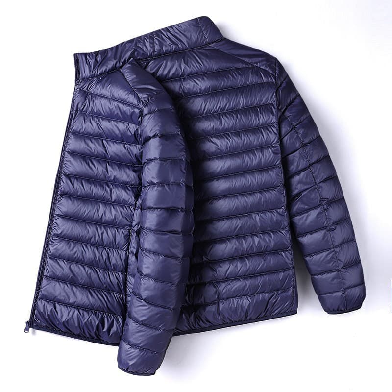 Men's Winter Cotton Jacket Stand Collar Lightweight Warm Coat Factory Direct Export