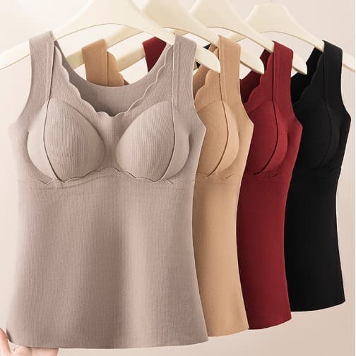 Autumn Winter New Style Thermal Underwear Women Thin Seamless Body Shaping Heat-Generating Autumn Clothes and Pants Set Round Neck Slimming Warm Clothing
