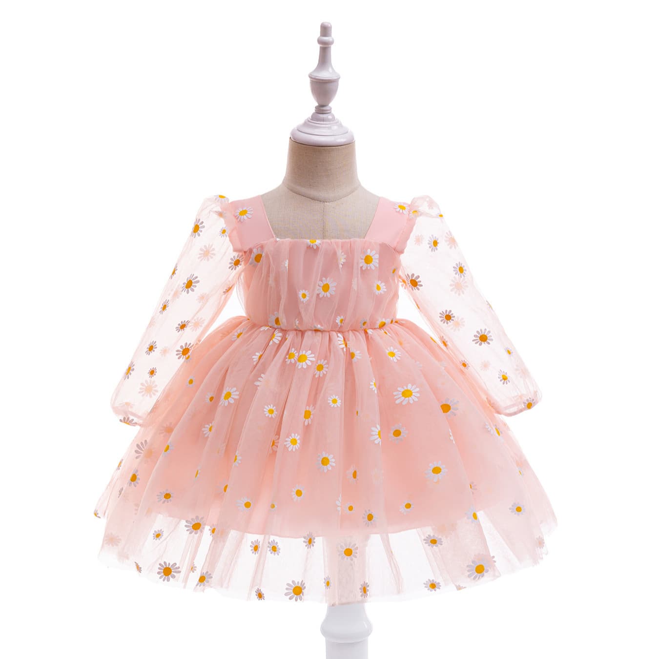 Cross-border Trade Universal Summer Girls Mesh Strap Dress Baby Strapless Tutu Dress Girls Summer Dress