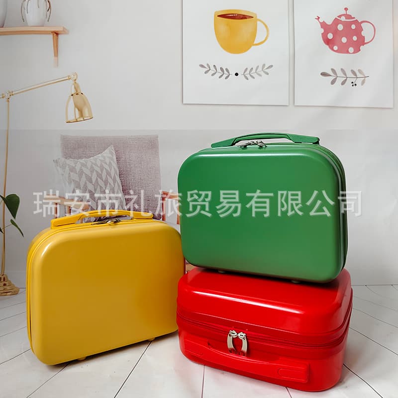 14-inch Makeup Case Mini Suitcase Lightweight Cute Small Luggage Holiday Gift Box Wholesale Printable Pattern Design
