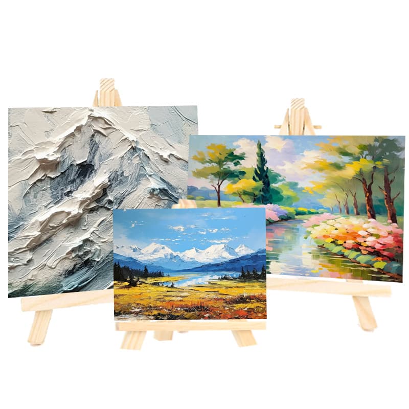 Wooden display mini easel desktop tripod easel new photo frame easel 8*15 easel tripod bracket