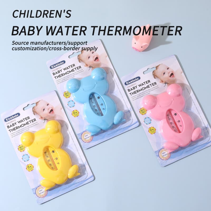 English Packaging Baby Cartoon Water Thermometer for Bath Temperature Testing