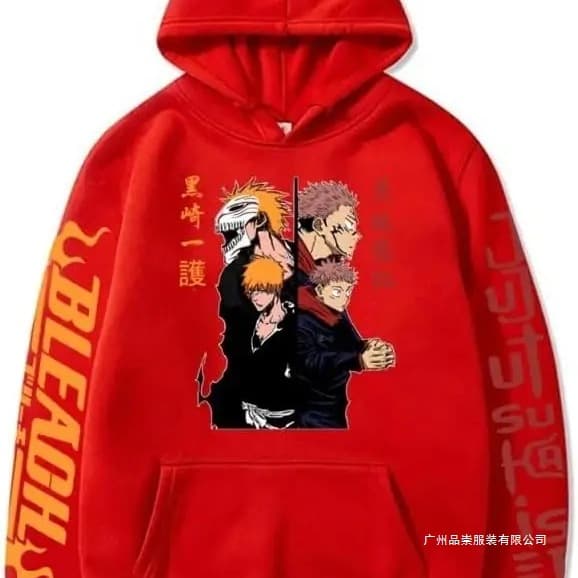 Anime Jujutsu Kaisen Hoodie Men/Women Itadori Yuji Print Sweatshirt