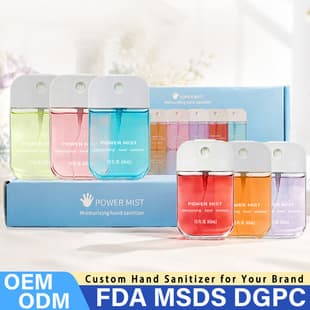 Cross-border Hand Sanitizer Gift Set In Stock, No-Rinse Spray, Portable Travel Mini Hand Sanitizer with Fragrance