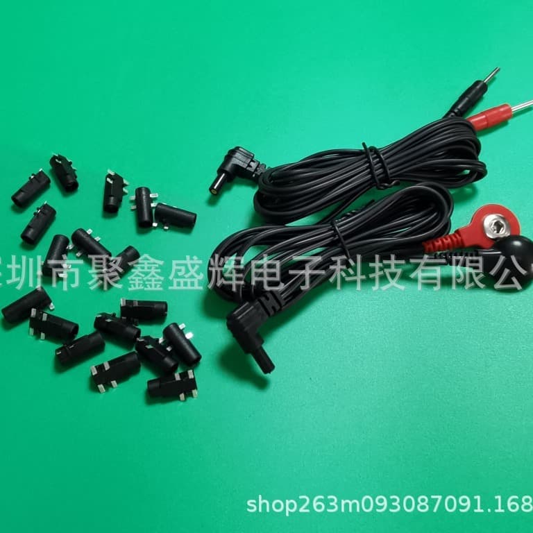 Factory supply 2.35 safety standard one-to-two electrode wire, 2.35 safety standard pin wire, 2.35 safety standard snap wire