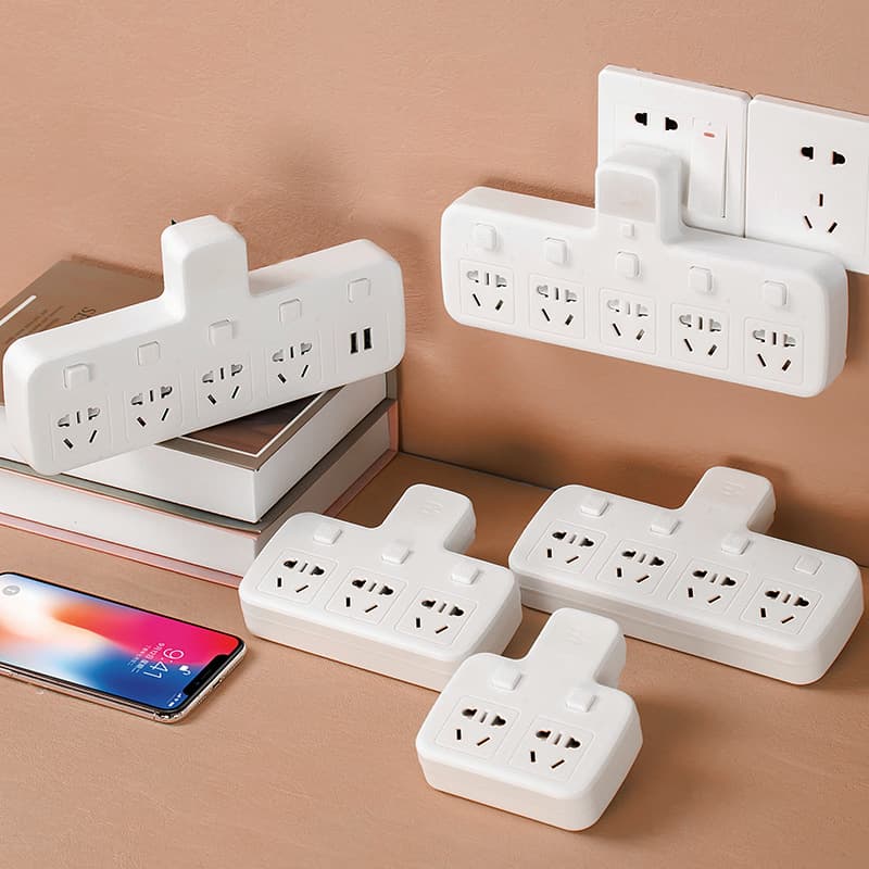 High-power Household Socket Converter Multi-port with USB One-to-Many Multi-function Plug Wireless Power Strip Extension Cord