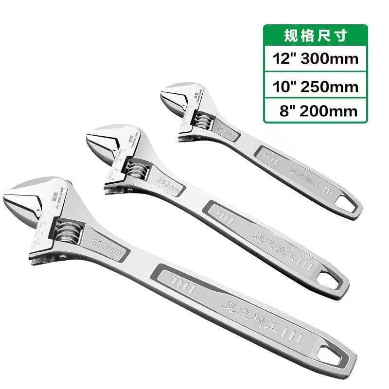Panglong Wrench Factory Supply Multi-purpose Adjustable Wrench Large Opening Adjustable Wrench Open-end Wrench Plumbing Wrench
