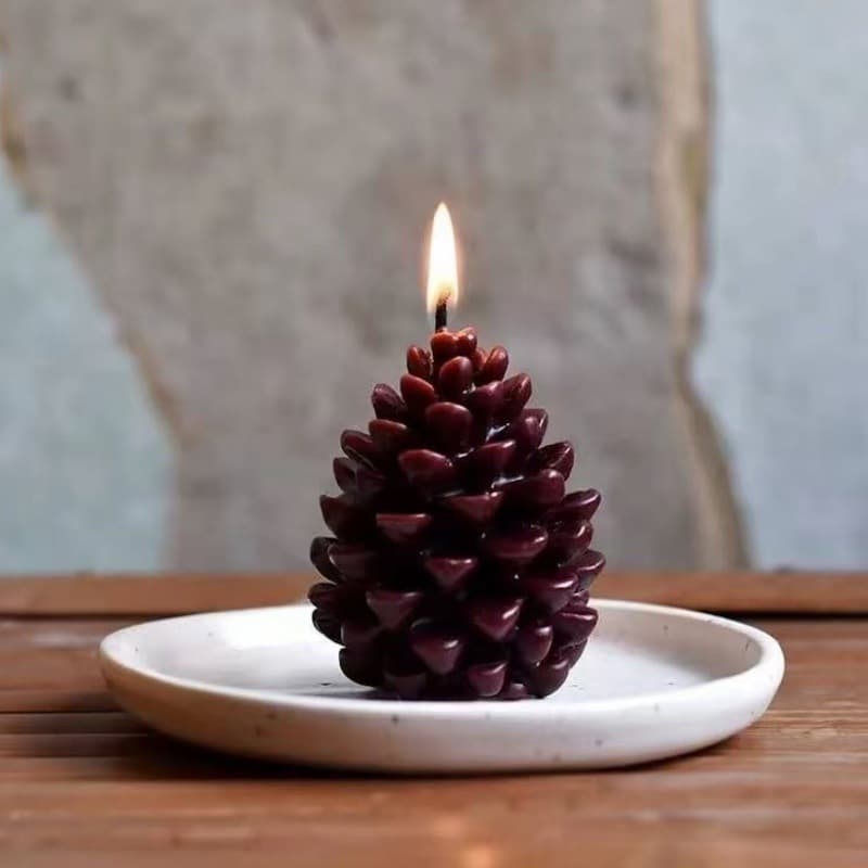 Christmas pine cone series candle aromatherapy silicone mold Christmas tree pine cone plaster ornament decoration mold