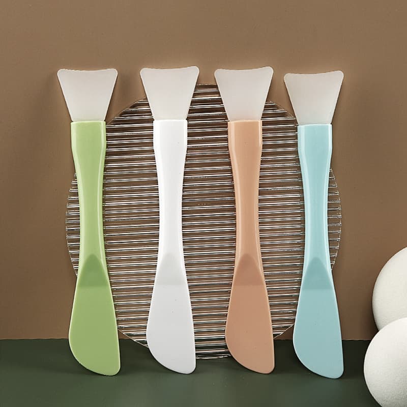 Silicone Face Mask Brush Wholesale, Dual-Sided Multi-Function Mud Mask, Facial Cleansing Beauty Tool Mask Spatula