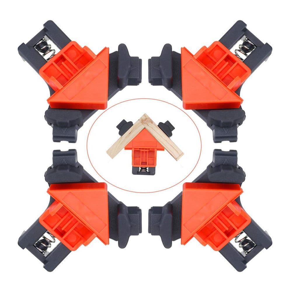 Woodworking Right Angle Clamp for Fish Tank, Woodworking Right Angle Clamp Quick Fix Clamp, Picture Frame Clamp Plastic Clamp