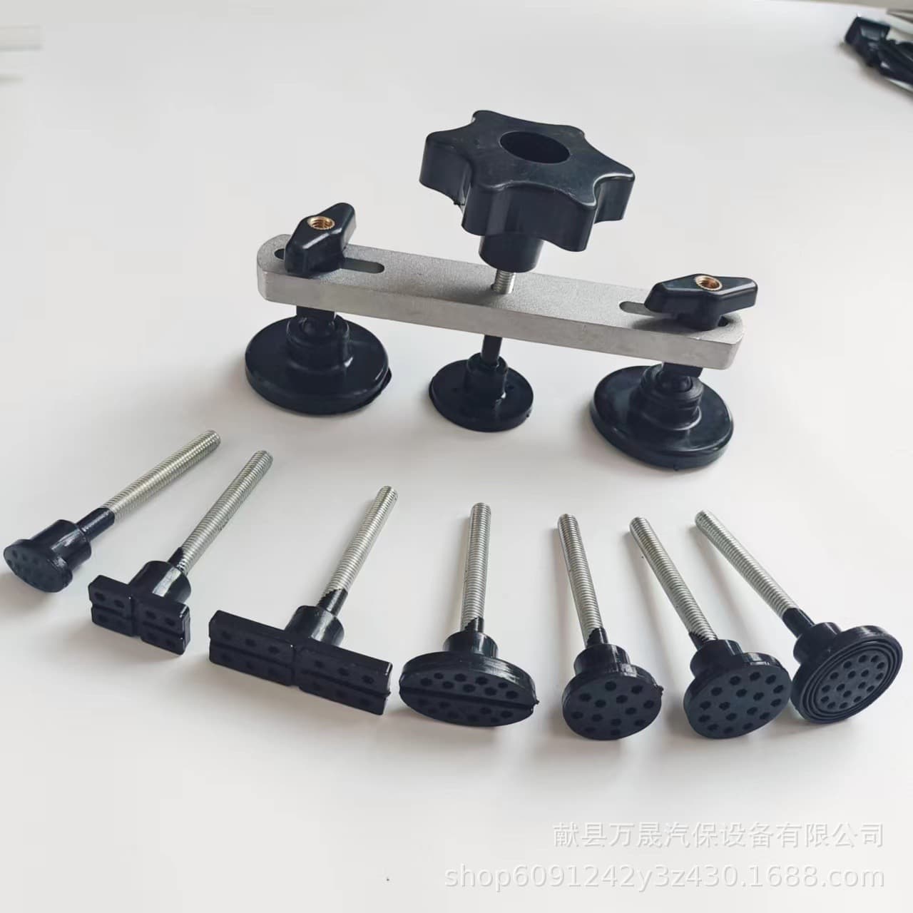 Car Dent Repair Tool Kit, Paintless Dent Removal Without Sheet Metal Repair, Aluminum Bridge Dent Puller