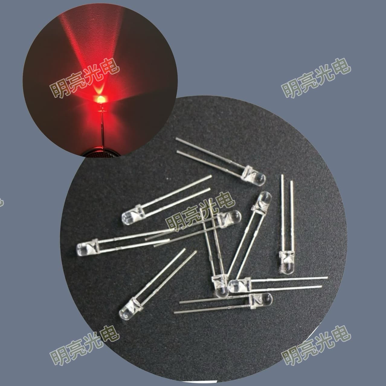 White Red White Green White Blue White Yellow F3 LED Bead 3MM LED Light Emitting Diode Color Light
