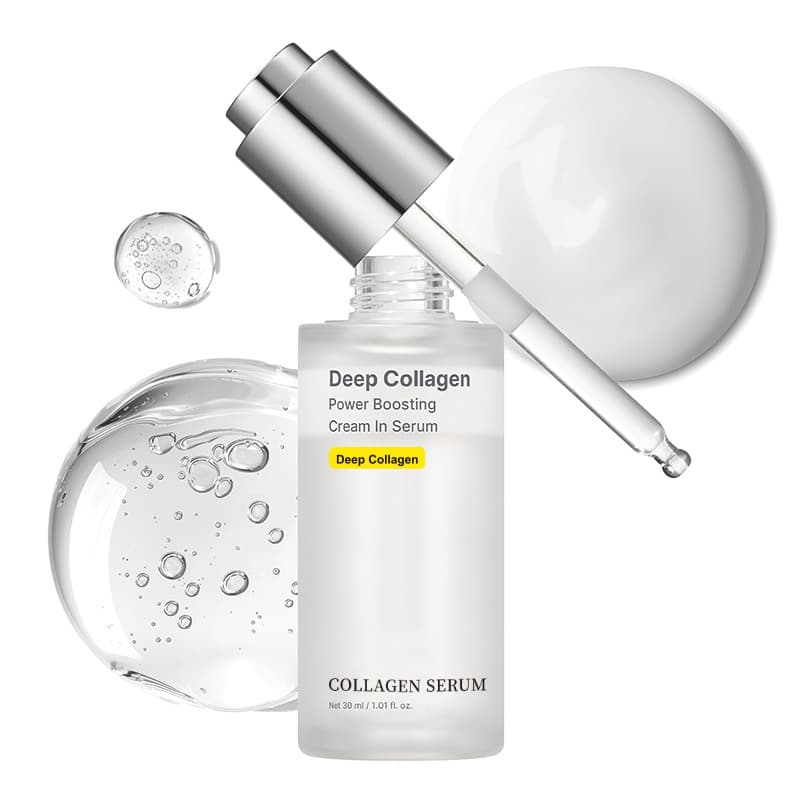 Cross-border supply collagen essence emulsion Deep Collagen Serum English packaging ready stock