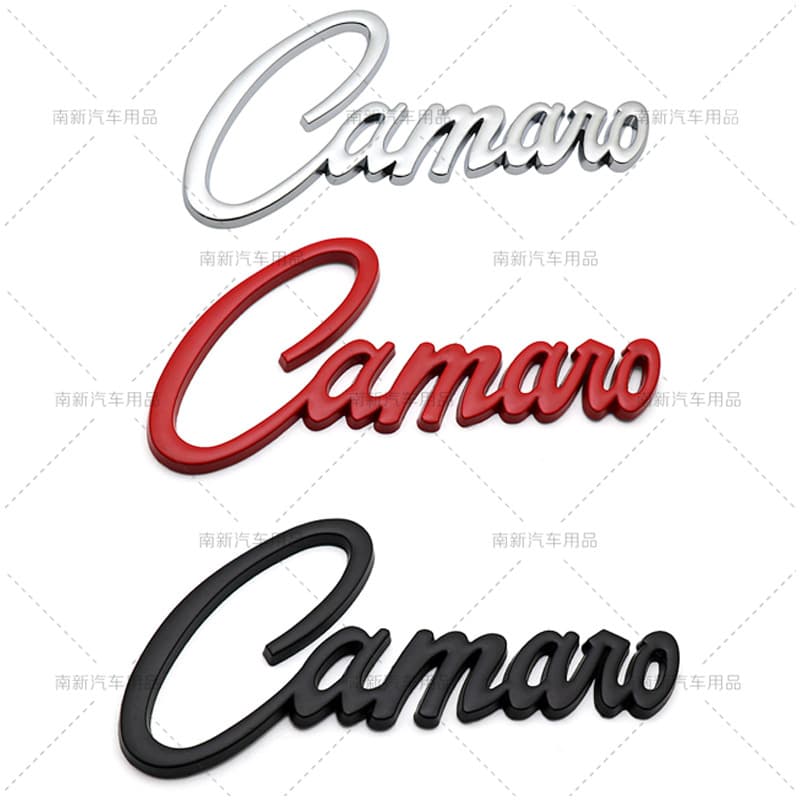 Camaro Decal Metal Emblem for Chevrolet Camaro Bumblebee Fender and Rear