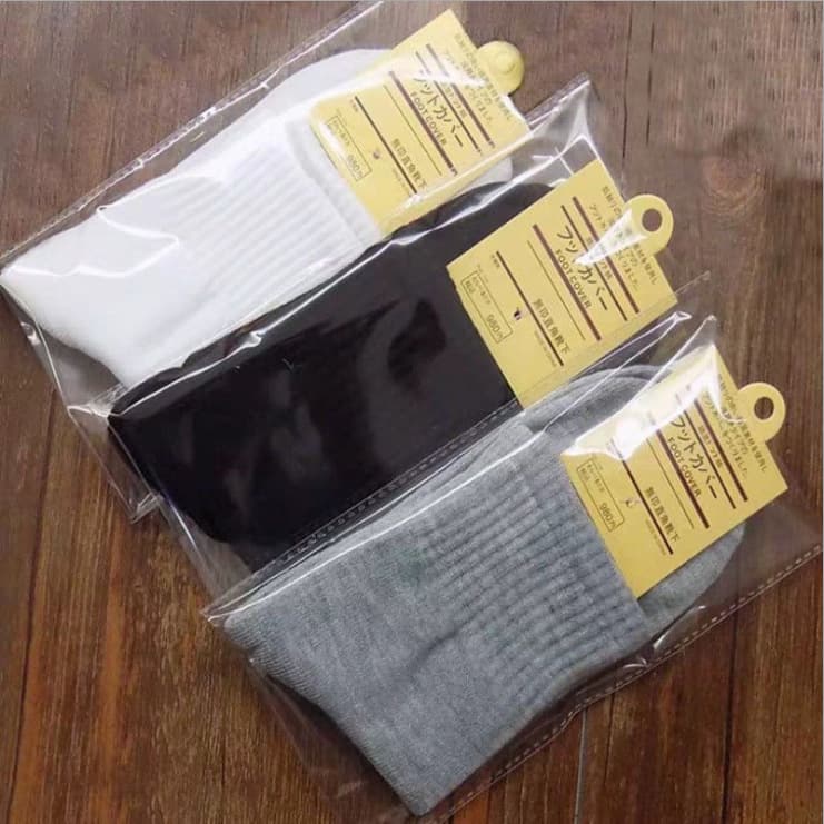 White independent packaging socks mid-long autumn winter shoes gift socks street stall supply Zhuji sock industry wholesale men's socks