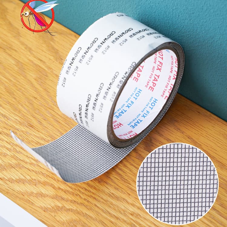 Screen Repair Patch Mosquito Gap Patch Self-Adhesive Mosquito Net Repair Screen Net Fix Hole Patch Screen Tape