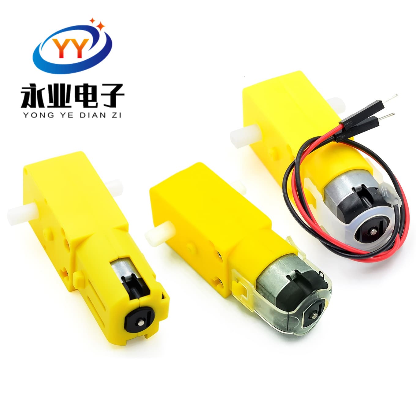 TT Motor 130 Motor Smart Car Gear Motor Robot Gear Motor Smart Car Dual Shaft Yellow
